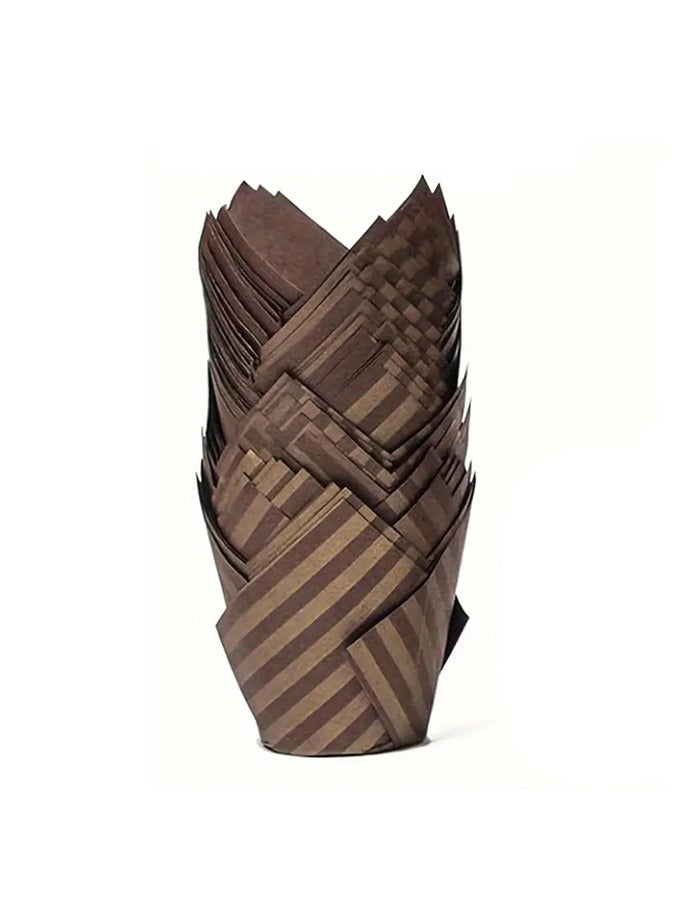 50-Piece Cake Cup Liners Greaseproof paper baking cupcake Muffin liners - Image 1