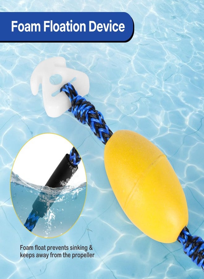 Kabahorze Heavy Duty Boat Tow Harness for Tubing, Water Sports Tow Rope for Boat Towables & Tubes, Self Centering Tow Harness Line with Quick Connector &Stainless Steel Hooks - Image 4