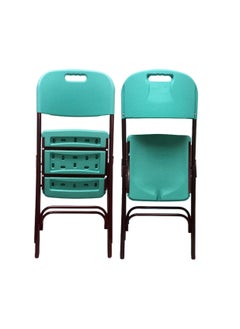 SunBoat Commerce 2 Pieces Pack Portable folding chairs ‎- mint green color  - Image 2