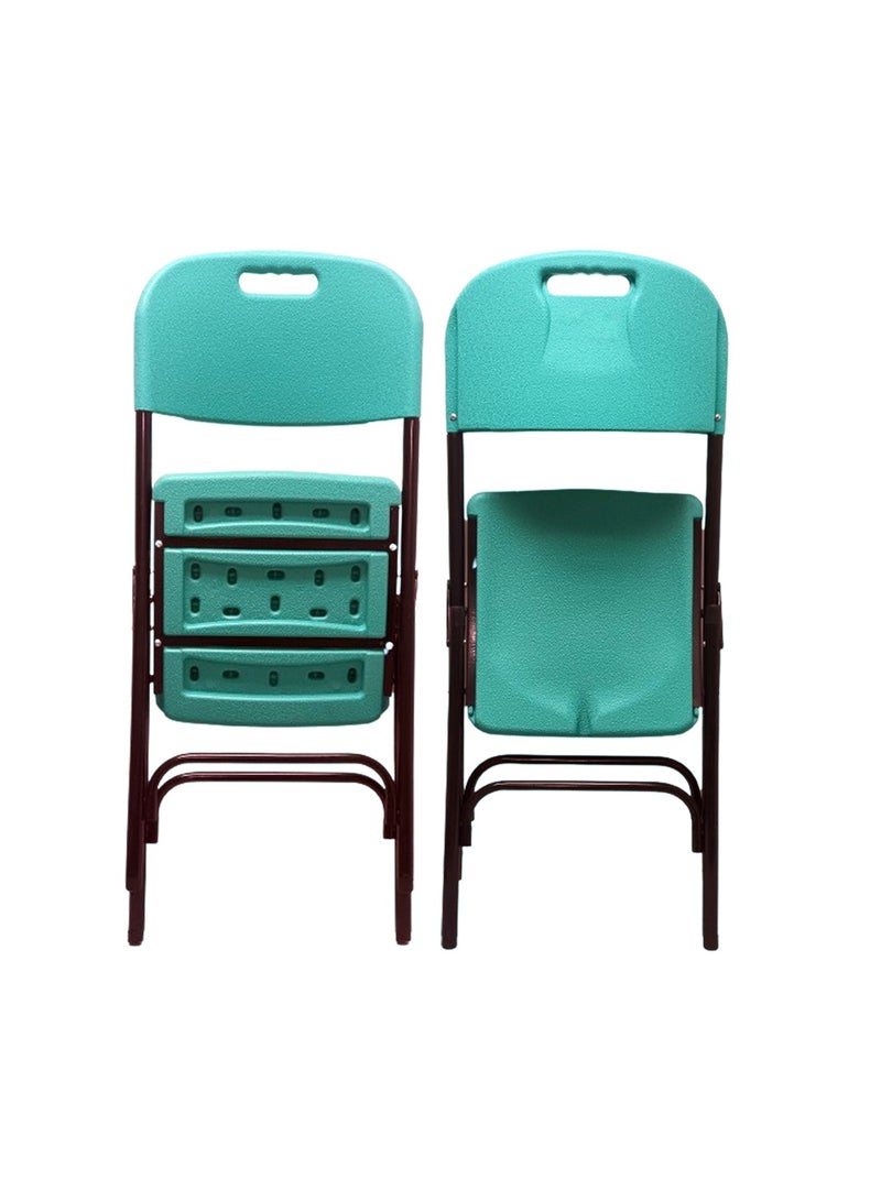 SunBoat Commerce 2 Pieces Pack Portable folding chairs ‎- mint green color - Image 2