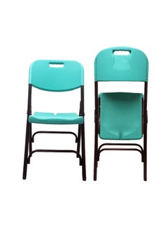 SunBoat Commerce 2 Pieces Pack Portable folding chairs ‎- mint green color  - Image 3