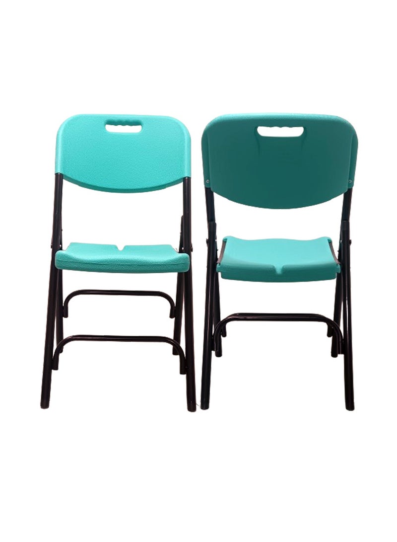 SunBoat Commerce 2 Pieces Pack Portable folding chairs ‎- mint green color - Image 4
