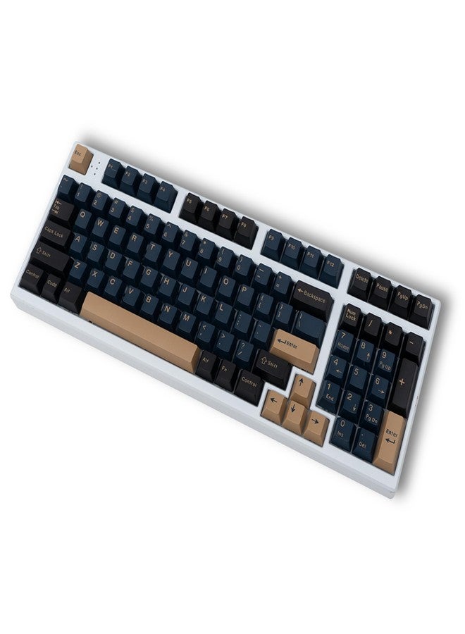 mintcaps Keycaps, 164 Keys Keyboard keycap Blue Samurai Keycaps Set Cherry Profile Custom Keyboard Key caps for Cherry Gateron MX Switches Mechanical Keyboards - Image 3