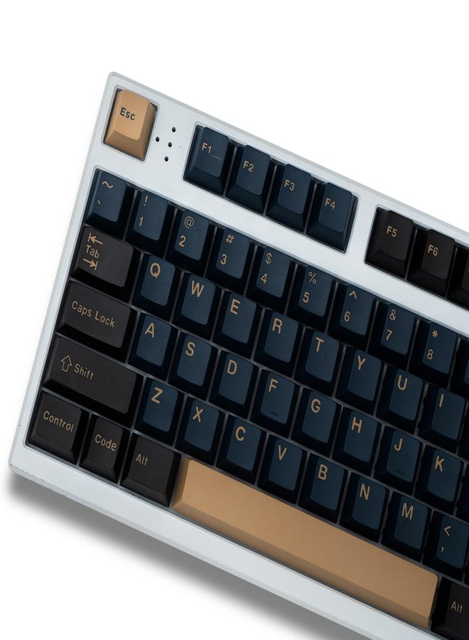 mintcaps Keycaps, 164 Keys Keyboard keycap Blue Samurai Keycaps Set Cherry Profile Custom Keyboard Key caps for Cherry Gateron MX Switches Mechanical Keyboards - Image 1