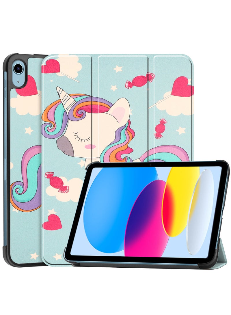 Case For IPad 10(10th Gen) ,10.9 inch 2022 Case Flip Cover with Magnetic Closure Auto Wake/Sleep function having Pencil holder Slot - Image 1