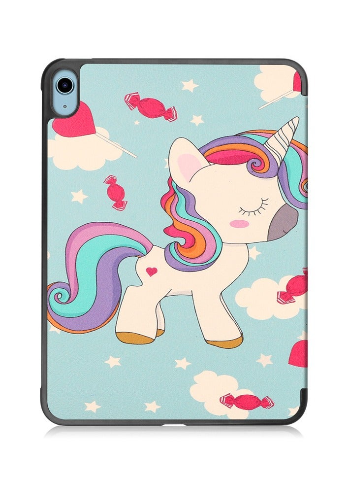 Case For IPad 10(10th Gen) ,10.9 inch 2022 Case Flip Cover with Magnetic Closure Auto Wake/Sleep function having Pencil holder Slot - Image 2