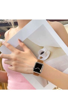INFOSUN INFOSUN Braided Women Men Replacement Bands Stretchable Elastic Sport Wristband Strap Compatible With Apple Watch SE 38/40/41mm iWatch Series 7/6/5/4/3/2/1  - Image 5
