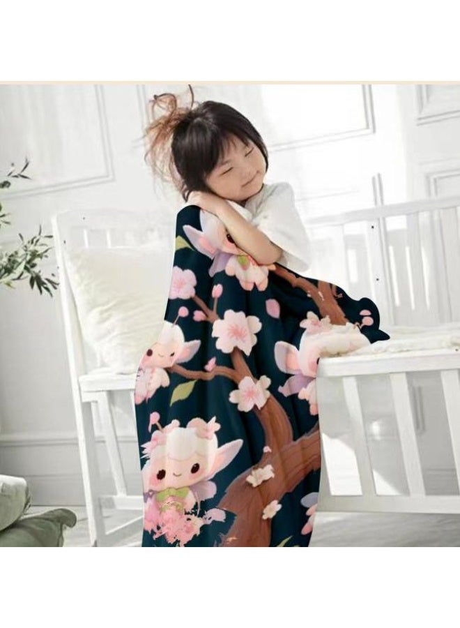 عام بطانية رقيقة من الفانيلا (حرارة ومريحة، ومناسبة للنوم واستخدام اللعبة والغبار والرمل) 150 سم * 200 سم - 1084 - Image 3