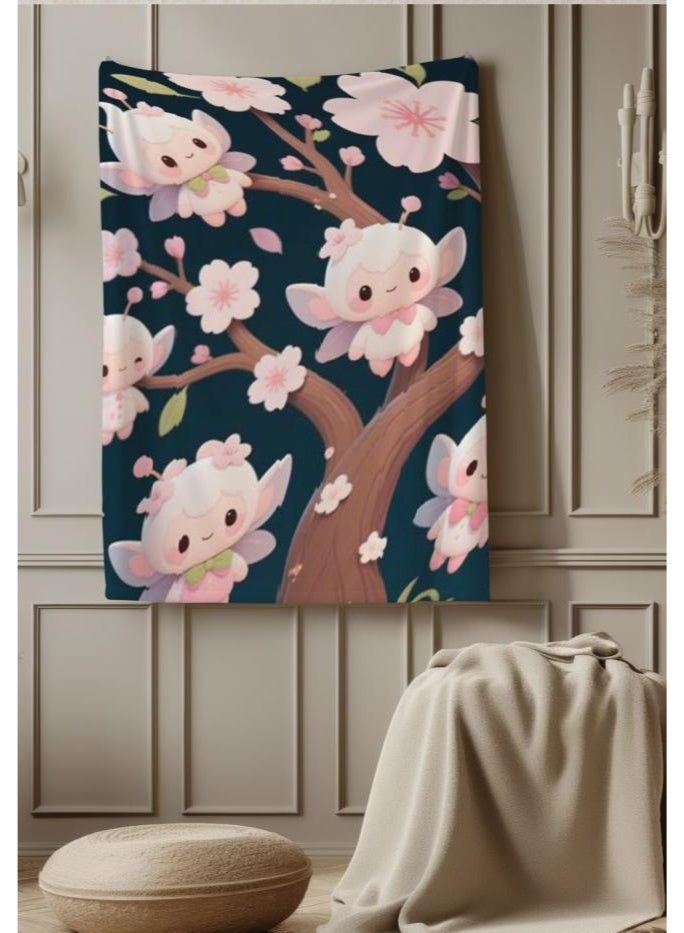 عام بطانية رقيقة من الفانيلا (حرارة ومريحة، ومناسبة للنوم واستخدام اللعبة والغبار والرمل) 150 سم * 200 سم - 1084 - Image 5