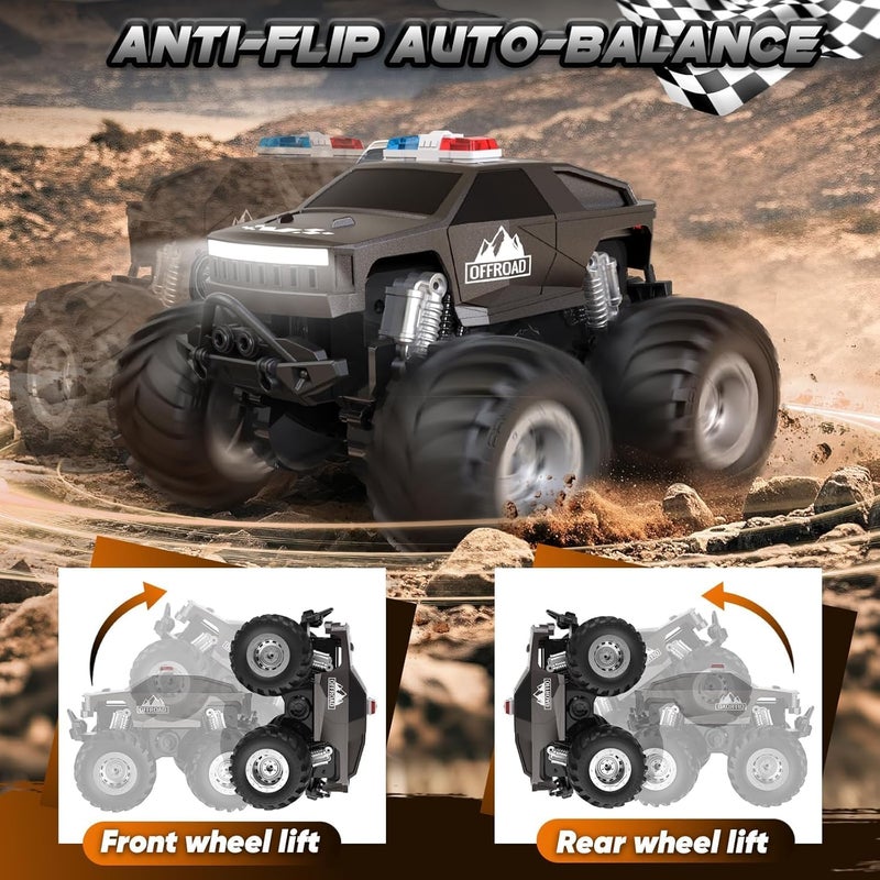 OMIRE All Terrain Remote Control Monster Truck with 360 Degree Spins - Image 2