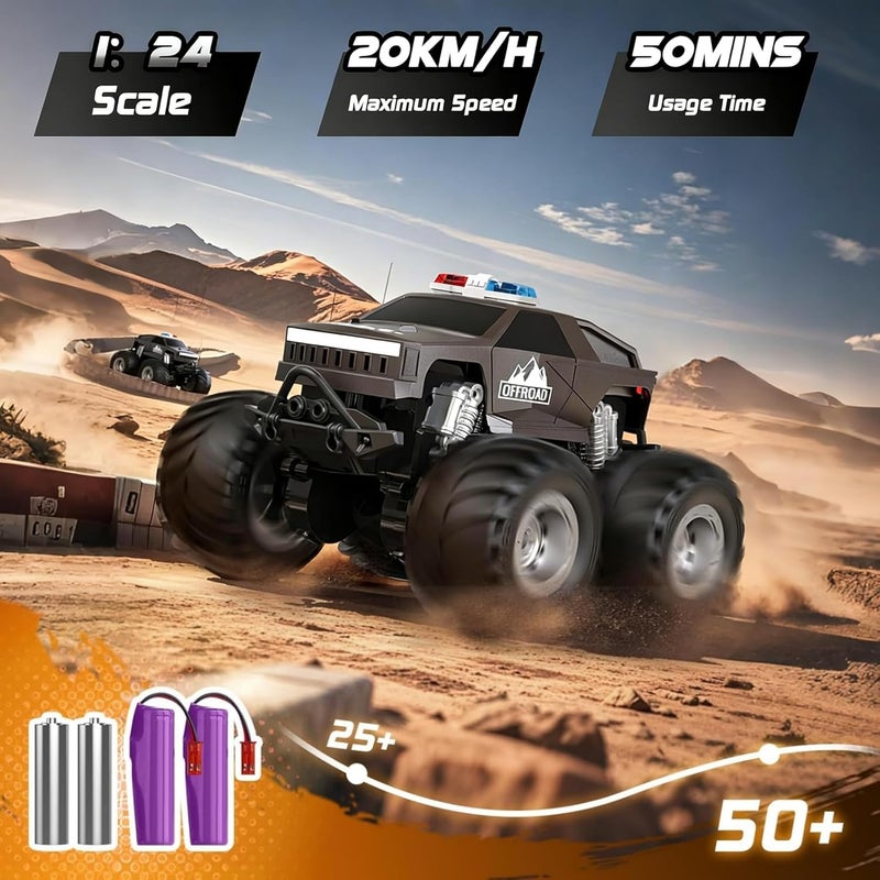 OMIRE All Terrain Remote Control Monster Truck with 360 Degree Spins - Image 3
