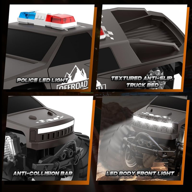 OMIRE All Terrain Remote Control Monster Truck with 360 Degree Spins - Image 5