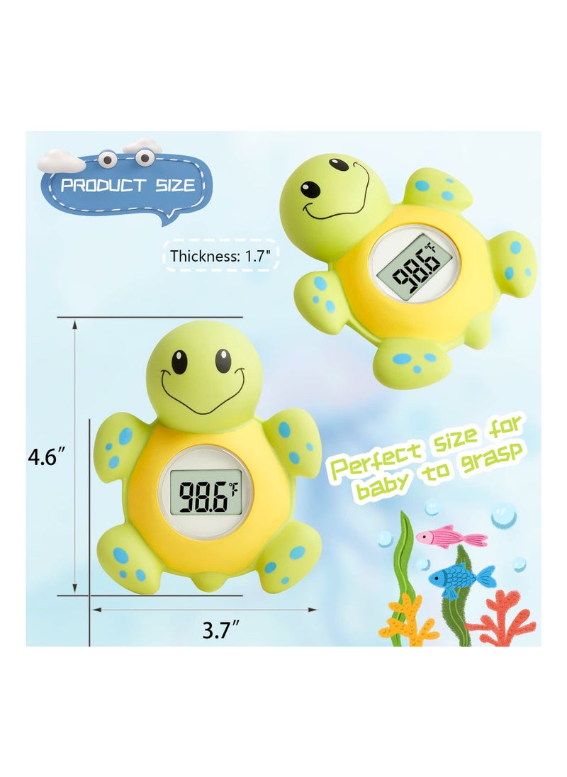 SYOSI - Baby Bath Thermometer,  with Automatic Water Induction Switch, Baby Bath Float, Play Toy for Infant, Smart Accurate, Bathroom Safety Temperature Thermometer, with LED Display Temperature Warning - Image 1