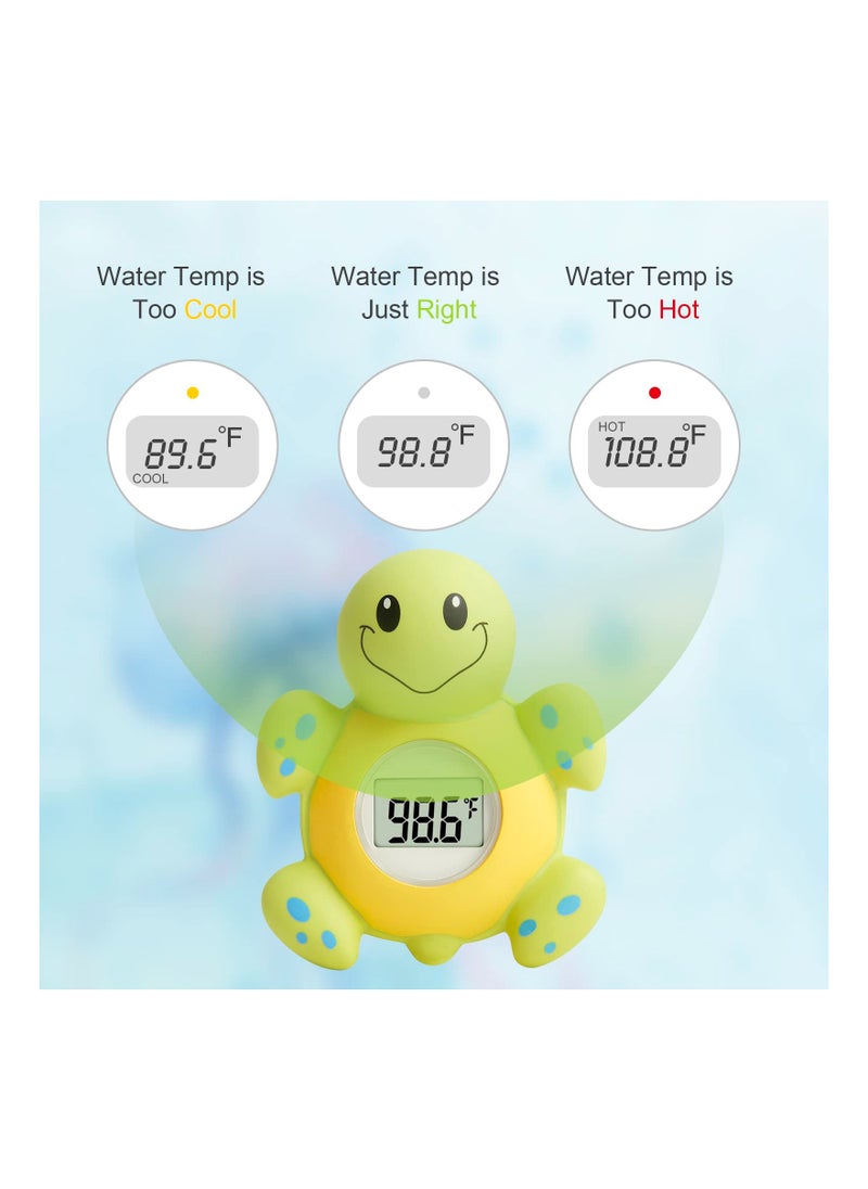 SYOSI - Baby Bath Thermometer,  with Automatic Water Induction Switch, Baby Bath Float, Play Toy for Infant, Smart Accurate, Bathroom Safety Temperature Thermometer, with LED Display Temperature Warning - Image 1