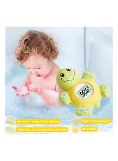 SYOSI Baby Bath Thermometer,  with Automatic Water Induction Switch, Baby Bath Float, Play Toy for Infant, Smart Accurate, Bathroom Safety Temperature Thermometer, with LED Display Temperature Warning  - Image 3