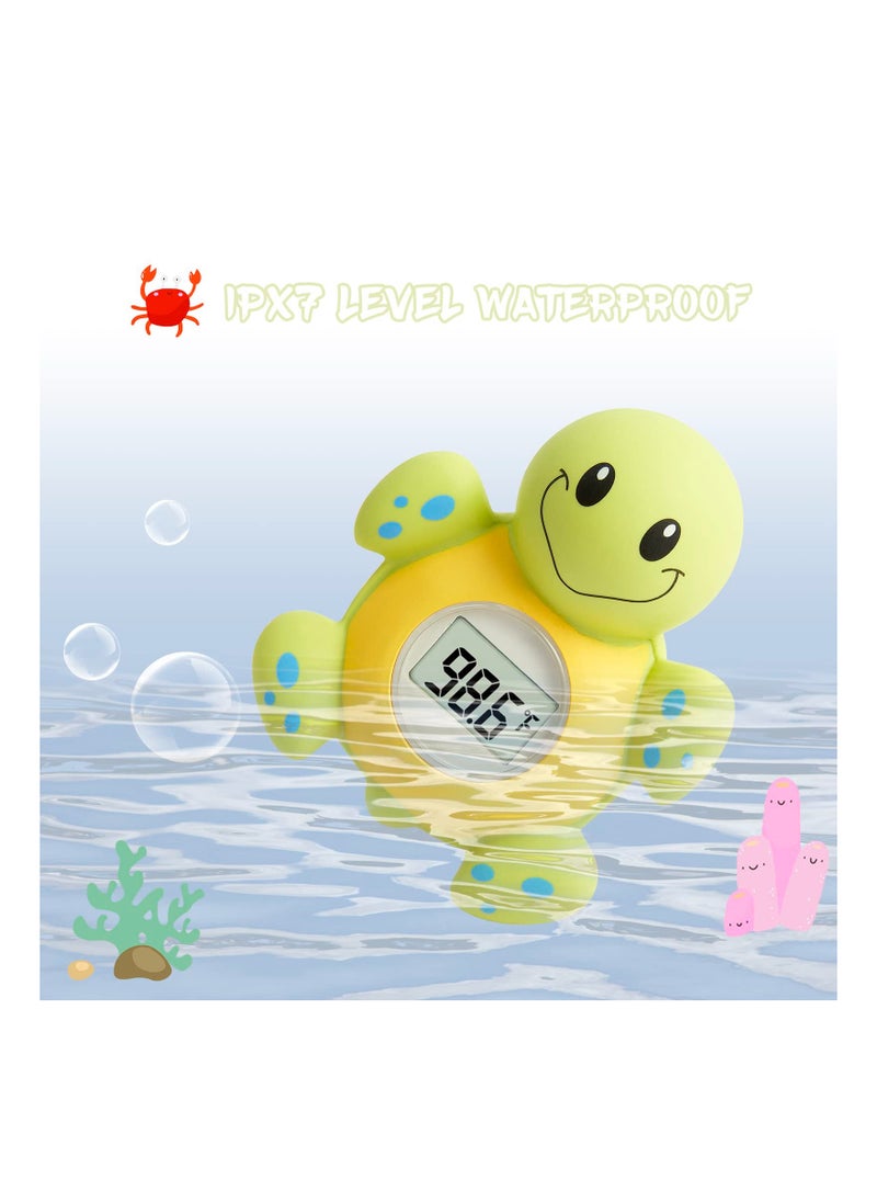 SYOSI - Baby Bath Thermometer,  with Automatic Water Induction Switch, Baby Bath Float, Play Toy for Infant, Smart Accurate, Bathroom Safety Temperature Thermometer, with LED Display Temperature Warning - Image 1