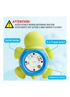 SYOSI Baby Bath Thermometer,  with Automatic Water Induction Switch, Baby Bath Float, Play Toy for Infant, Smart Accurate, Bathroom Safety Temperature Thermometer, with LED Display Temperature Warning  - Image 4