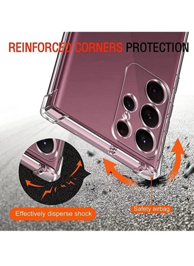 Raxoom Samsung Galaxy S23 Ultra Clear Back Cover Case, Ultra Clear, Best Camera Protection Anti-Slip Grip | Slim & Protective Back Case Cover for Samsung Galaxy S23 Ultra Clear - Image 4