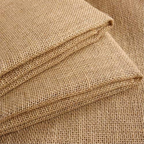 ERAVAT Jute Hessian Burlap Fabric 5 Meter x 51 Inch Natural Beige Golden Brown 100 Percent Jute Heavy Weave for Bags Crafts Home Decor Table Runner Wedding Upholstery Sewing Projects - Image 5