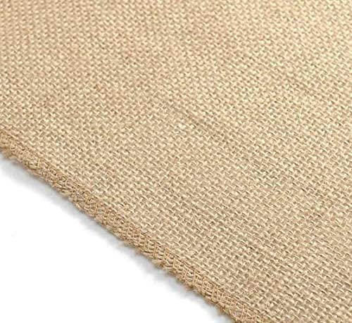 ERAVAT Jute Hessian Burlap Fabric 5 Meter x 51 Inch Natural Beige Golden Brown 100 Percent Jute Heavy Weave for Bags Crafts Home Decor Table Runner Wedding Upholstery Sewing Projects - Image 3