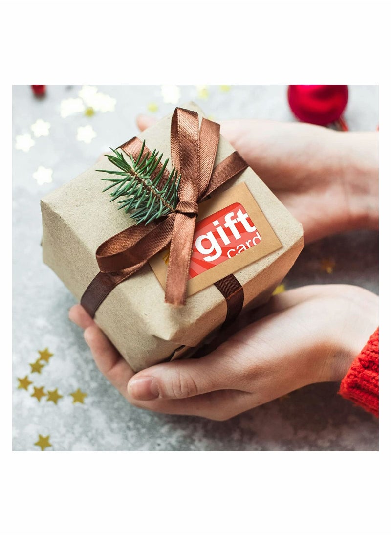 SYOSI 60 Pack Window Gift Card Envelopes Gift Card Sleeves Blank Gift Card Holders Envelopes for Gift Cards Greeting Card Mailing Envelopes  - Image 2