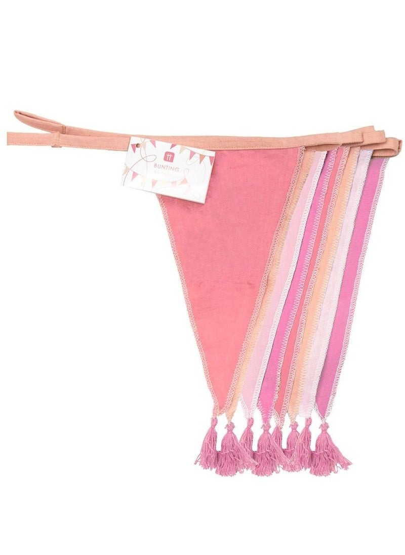 Talking Tables Pink Fabric Flags  - Image 2