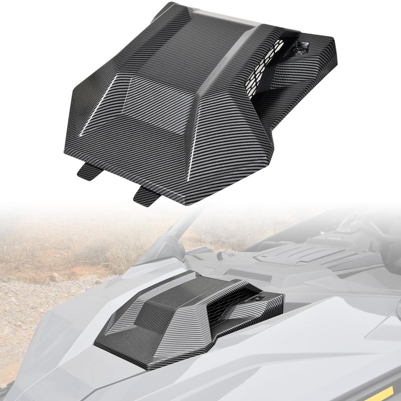 KATIMOTO Carbon Fiber Pattern Turbo Hood Scoop for Polaris RZR PRO XP 20202024 Hood Scoop Air Intake Kit Air Intake Vent for Polaris RZR PRO RTurbo R 2022 2023 2024 Accessories