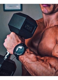 Hulk Hulk Dumbbell Set - Hexagonal, made of solid rubber, two pieces, each weighing 10 kg  - Image 4