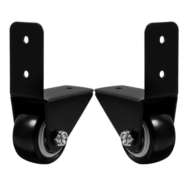 عجلات أثاث عالمية ثقيلة 4 قطع عجلات بديلة 2 بوصة لأدراج طاولة العمل - Image 1