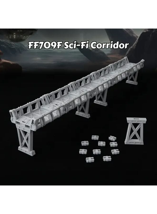 مجموعة تضاريس الخيال العلمي المعيارية FF709F نموذج الممر لألعاب الطاولة وألعاب الأدوار 6 حزم توسعة - Image 1