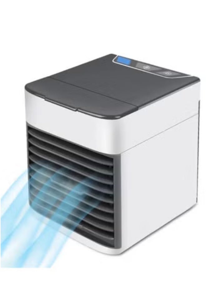 مبرد هواء 3 في 1، تكييف صغير مرطب ومنقي- 3 سرعات -مروحة يدوية صغيرة محمولة، مبرد هواء محمول ، خزان مياه سعة ٥٠٠ مل - تكييف للاستخدام الشخصي - مناسب للمكتب والمنزل - Image 1