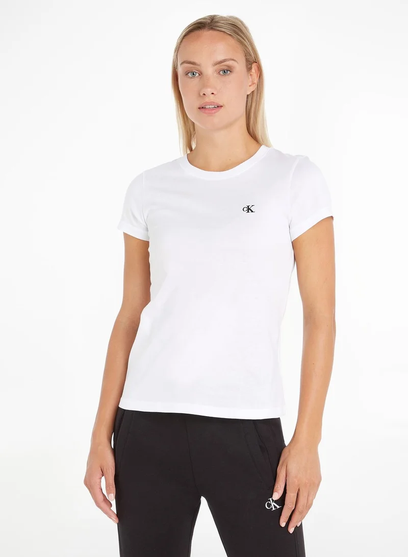 Calvin Klein Jeans Crew Neck Logo T-Shirt