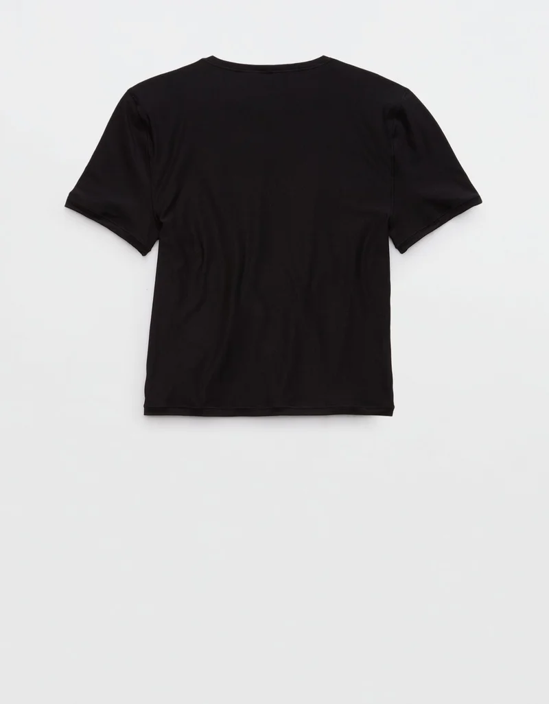 Aerie  Aerie SMOOTHEZ Short Sleeve Crew T-Shirt for Women | Best Price UAE