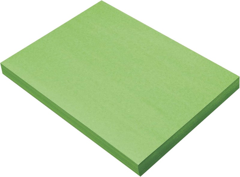 Prang (Formerly SunWorks) Construction Paper, Bright Green, 9" x 12", 100 Sheets - Image 1