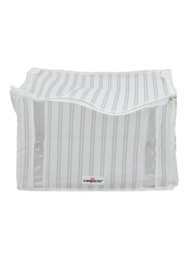 COMPACTOR High-Quality and Durable Vacuum Storage Box Grey and White 25 x 42 x 40 cm RAN7929  - Image 2
