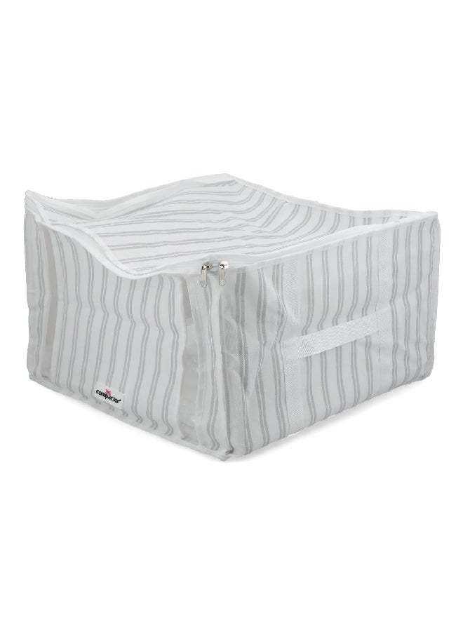COMPACTOR High-Quality and Durable Vacuum Storage Box Grey and White 25 x 42 x 40 cm RAN7929  - Image 4