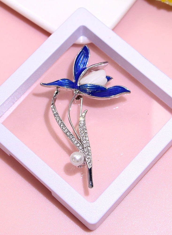 الكريستال بروش زهرة ، الأزياء والمجوهرات والاكسسوارات اللباس - Image 5