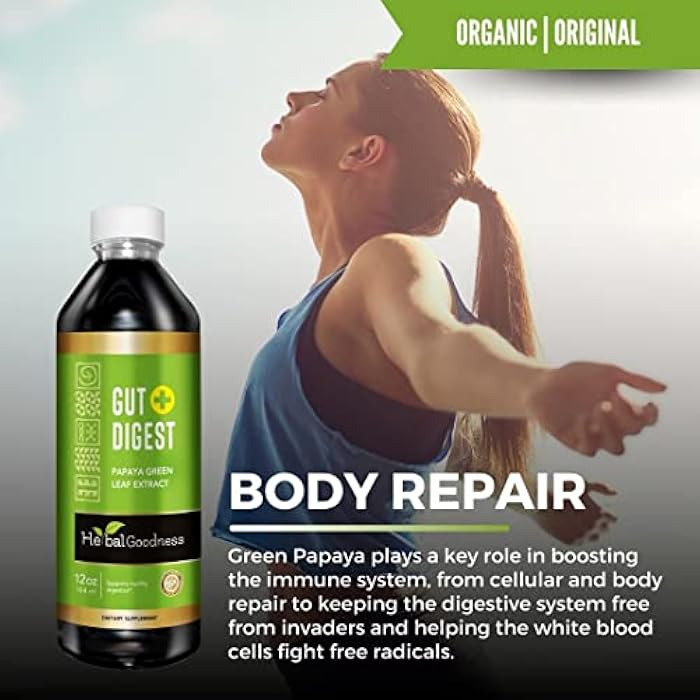 Herbal Goodness Gut Digest 12oz - Colon Broom, Gut Health Supplements for Women and Men with Probiotics and Digestive Enzymes for Digestive Health for Gut Health, Liver Detox - 1 Bottle - Image 3