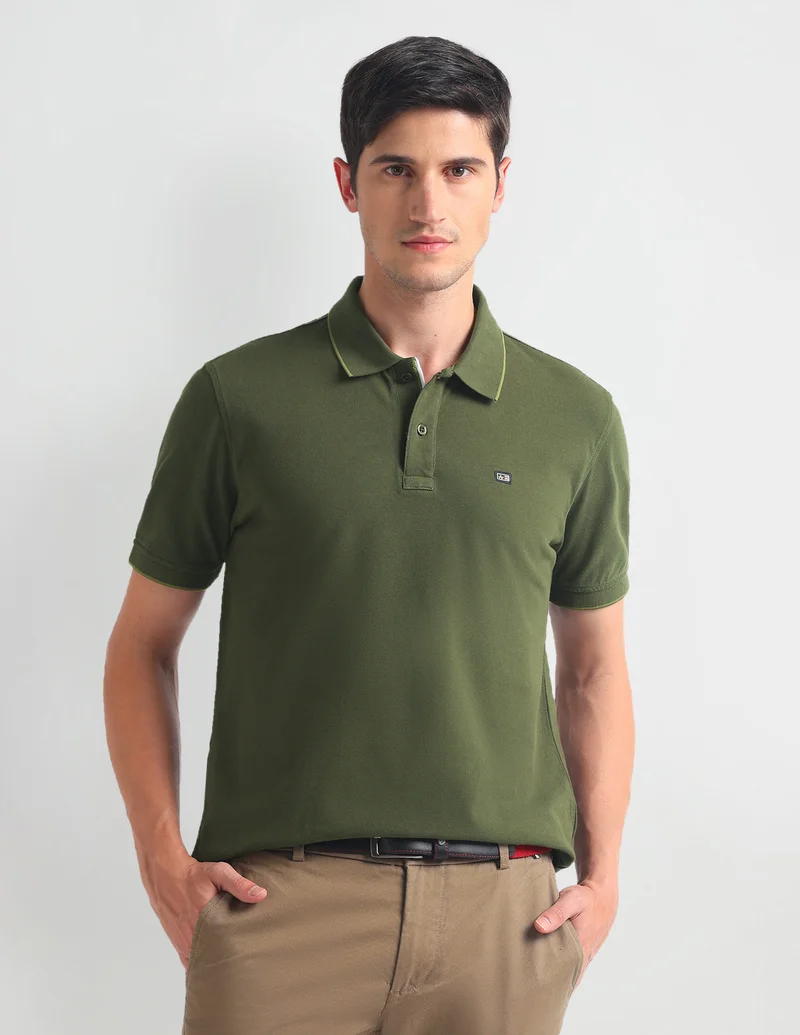 Cotton Pique Polo Shirt