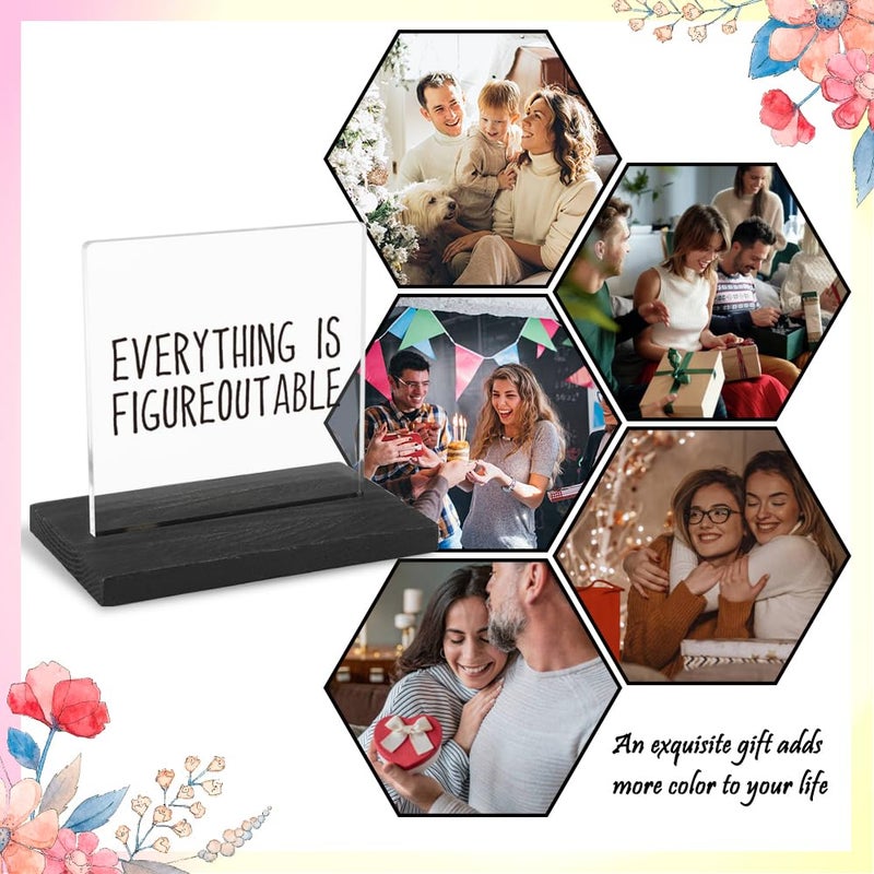 FOUGSTA Motivational Office Desk Decor for Women, Funny Quote for Desk, Boss Gag Gift for Women, Men, Positive Affirmation Gifts for Woman, Men,XXY50 - Image 5