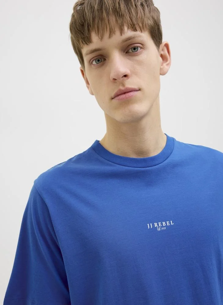 ج ج ريبل من جاك و جونز Jrebruben Crew Neck T-Shirt
