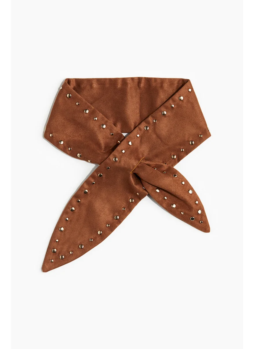 اتش اند ام Studded Scarf