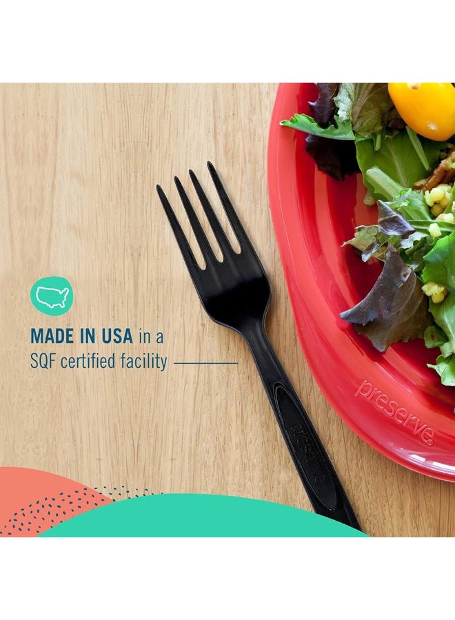 Preserve Spoon 100% Recycled Plastic Medium Weight Cutlery Made in USA - 840 Count - Image 4