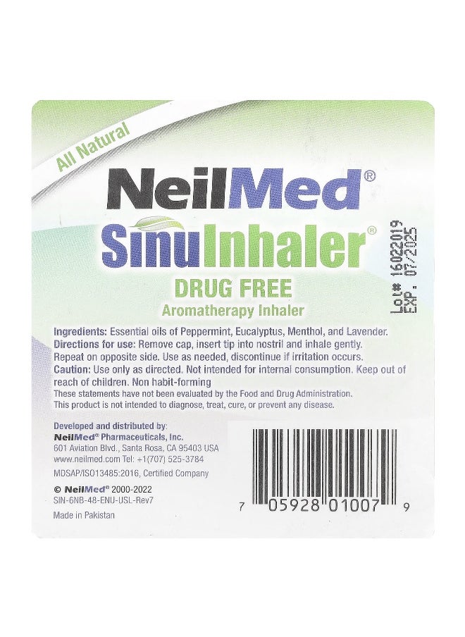 NeilMed NeilMed, SinuInhaler®, Aromatherapy Inhaler, 2 Inhalers, 0.1 fl oz (2.6 g)  - Image 3