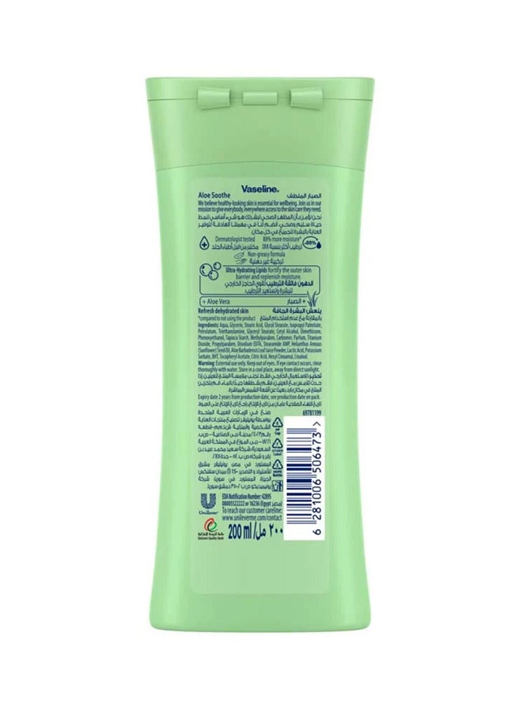 Vaseline Intensive Care Aloe Soothe Body Lotion-200ml - Image 2