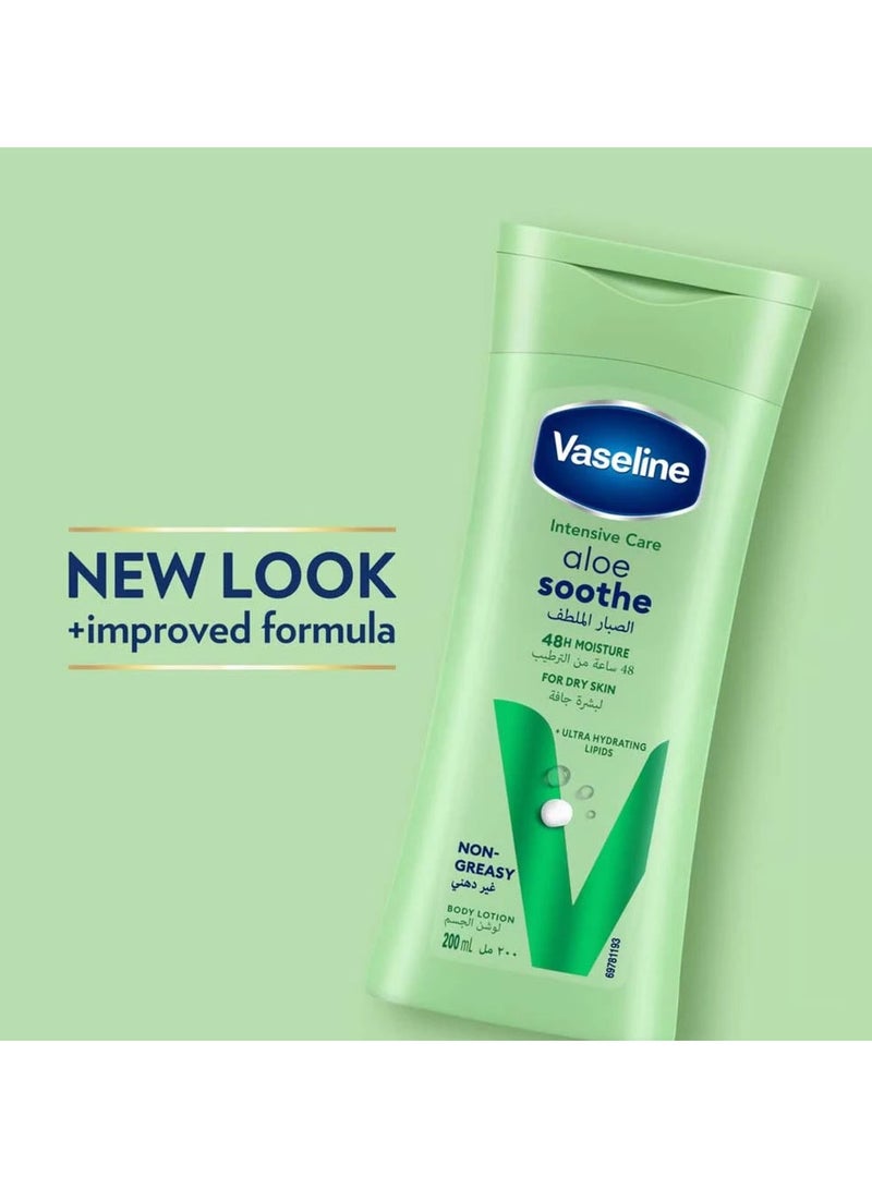 Vaseline Intensive Care Aloe Soothe Body Lotion-200ml - Image 5