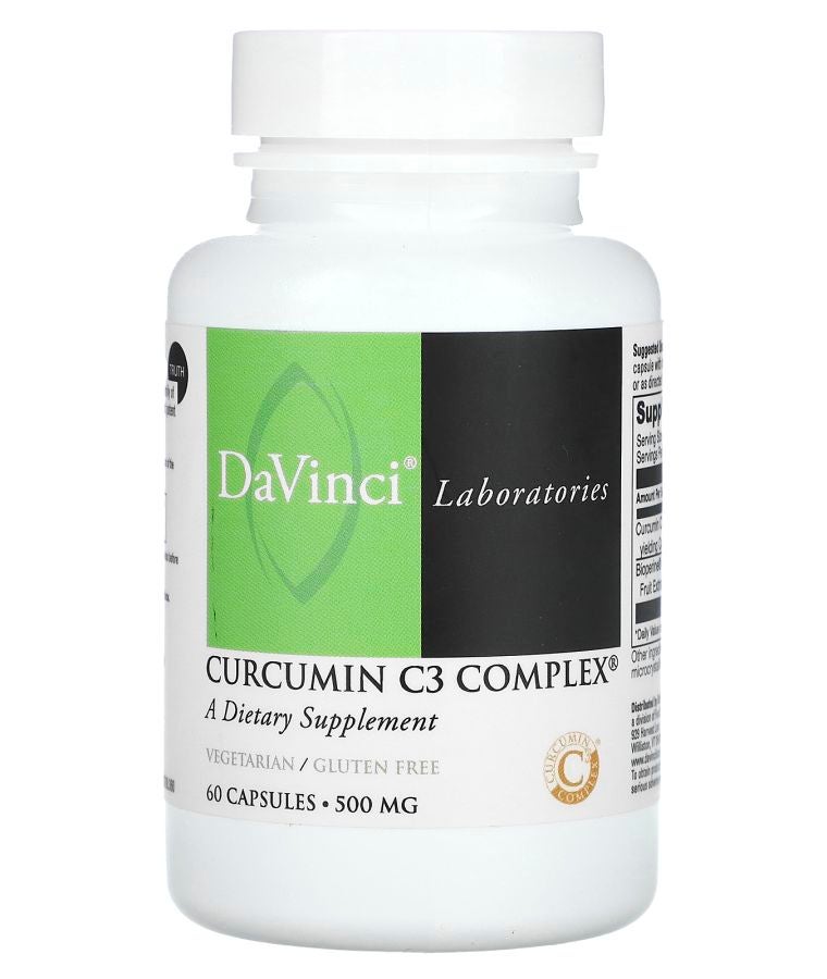 DaVinci Laboratories Curcumin C3 Complex 500 mg 60 Capsules