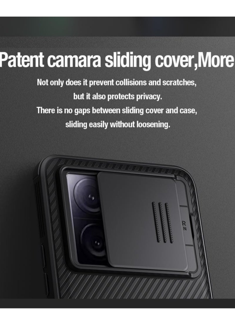 Nillkin Protective Phone Case Compatible with Xiaomi Mi 13T/ 13T Pro Slide Cover Camera Lens Privacy Protection Case Compatible with Xiaomi Mi13T and Mi 13T Pro - Image 2