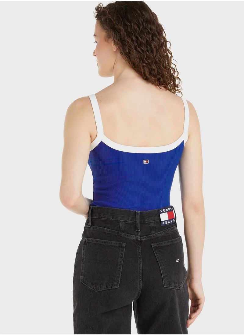 TOMMY JEANS Strap Detail Bodysuit