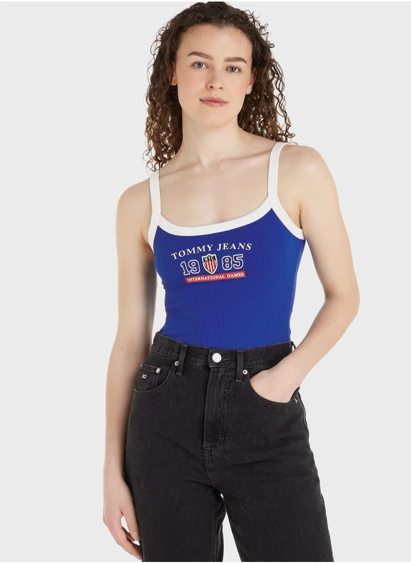 TOMMY JEANS Strap Detail Bodysuit